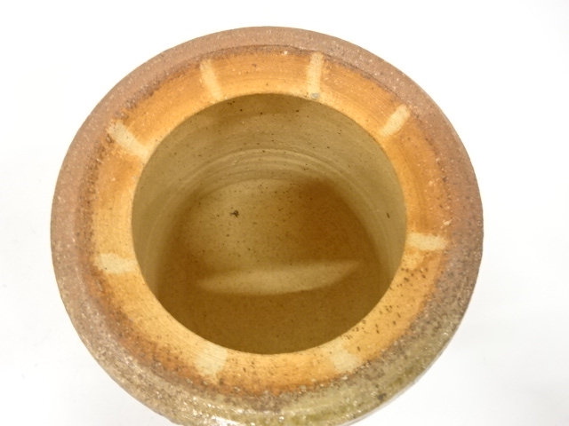  信楽焼　奥田英山造　水指